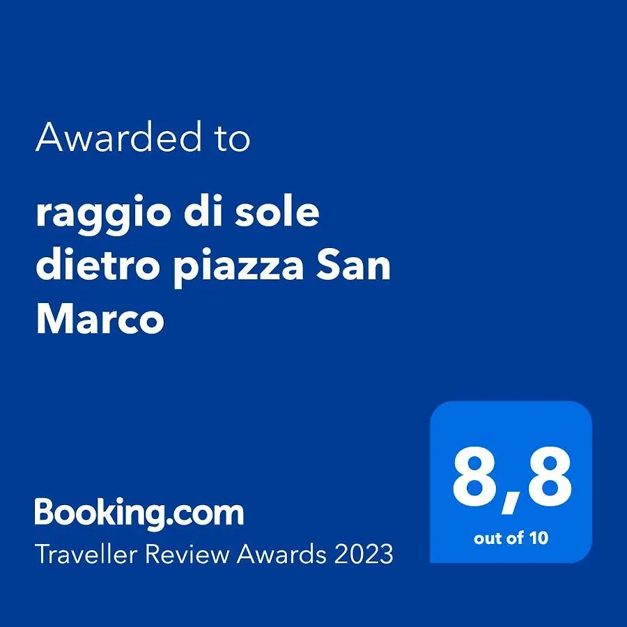 Hébergement de vacances Raggio Di Sole Dietro Piazza San Marco Venise